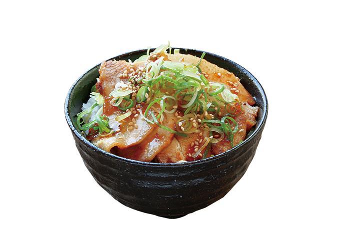 ネギ豚カルビ丼